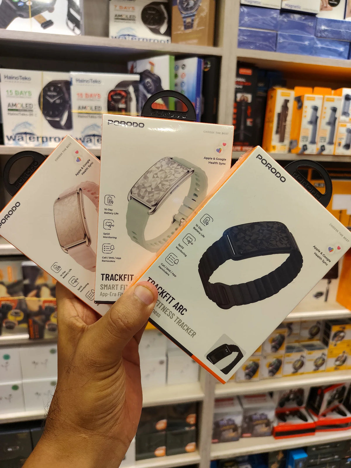 Porodo TrackFit Arc fitness tracker